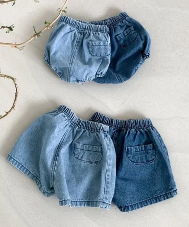 Adorable Baby Boys Summer Casual Denim Short Pants for 0-24M