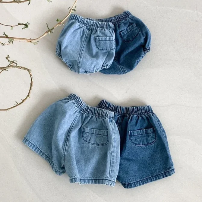 Adorable Baby Boys Summer Casual Denim Short Pants for 0-24M