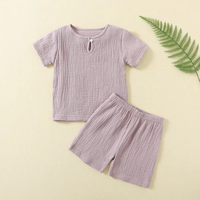 Toddler Short Pajamas Set for Daily Life Style - Image 2