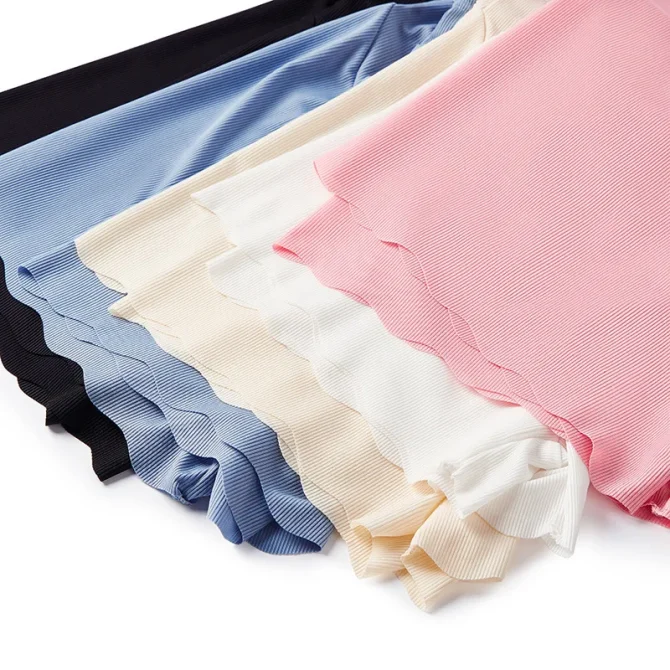 Summer High Waist Solid Breathable Elastic Soft Short Maternity Pants For Pregnant Women - Image 3