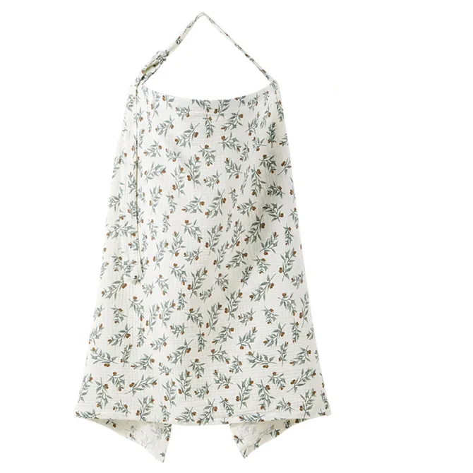 Muslin Privacy Nursing Covers for Breastfeeding with Arch Neckline - Image 11