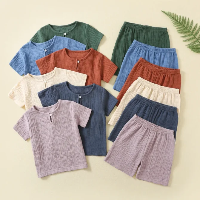 Toddler Short Pajamas Set for Daily Life Style