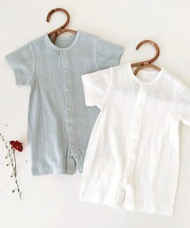 0 To 2year Old 100%Cotton Baby Short Sleeve Pajamas