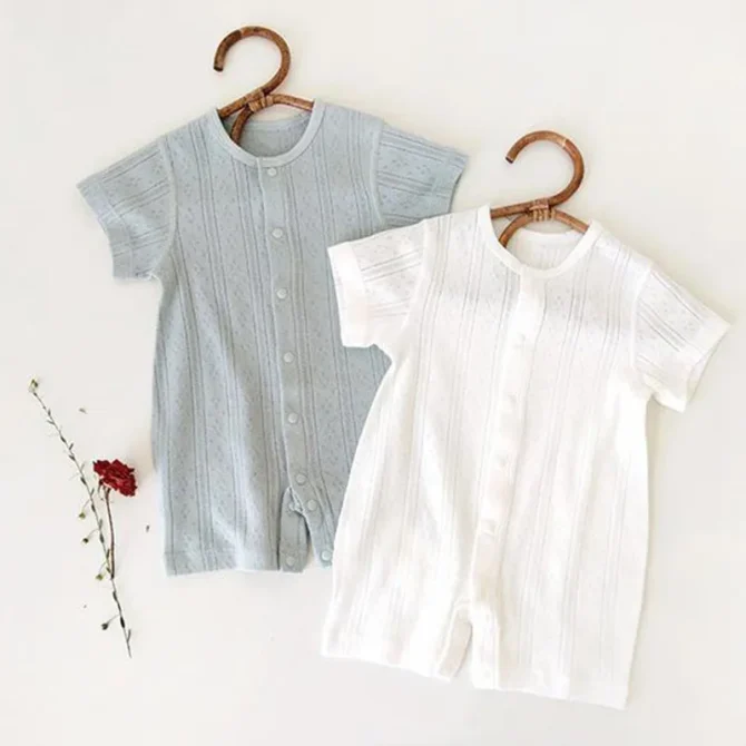 0 To 2year Old 100%Cotton Baby Short Sleeve Pajamas