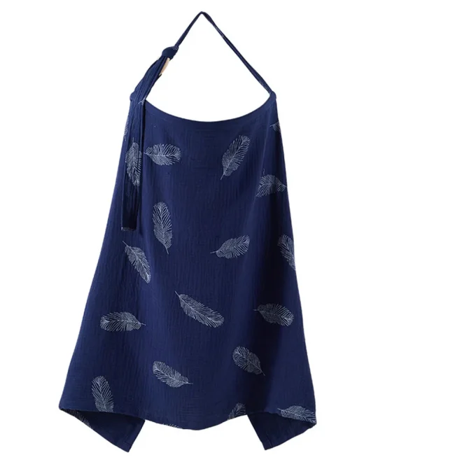 Muslin Privacy Nursing Covers for Breastfeeding with Arch Neckline - Image 6