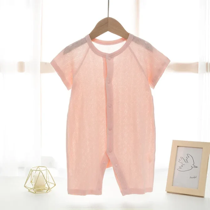 0 To 2year Old 100%Cotton Baby Short Sleeve Pajamas - Image 3
