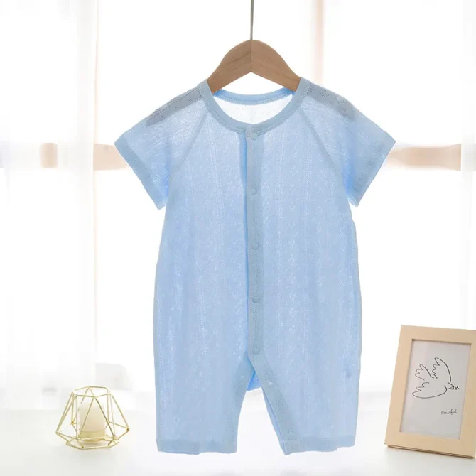 0 To 2year Old 100%Cotton Baby Short Sleeve Pajamas - Image 2